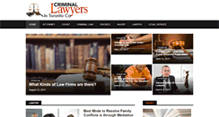 Desktop Screenshot of criminallawyerintorontoca.com